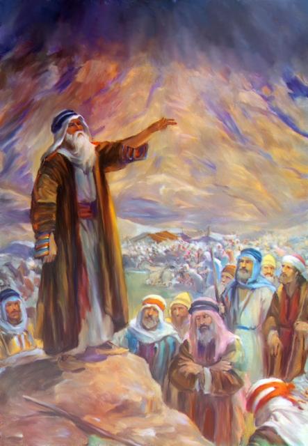 Mózes összehívta az egész népet