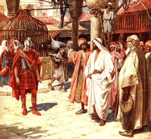 Jézus meggyógyítja a kapernaumi százados szolgáját