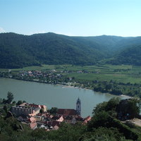 Dürnstein ,a bortermelés központja 