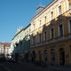 Széchenyi utca,háttérben a Püspöki Palota 