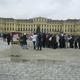 A Schönbrunni kastély előtt gyülekeztünk