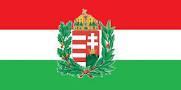 Magyar zászló,címerrel