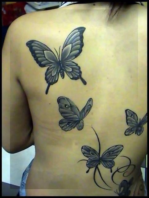 Saját tetoválások - Baka Péter: Pillangók