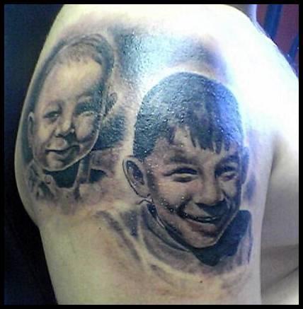 Saját tetoválások - Baka Péter: Portrék