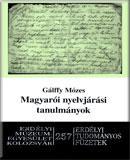 Magyarói nyelvjárási tanulmányok
