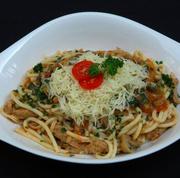 Bakonyi spagetti vegetáriánus módra